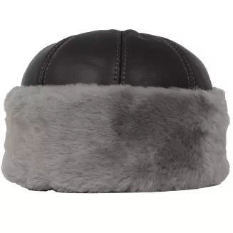 Skórzany Toczek prawdziwa skóra, prawdziwe ciepło, prawdziwa jakość W518D Polar Fashion - 2