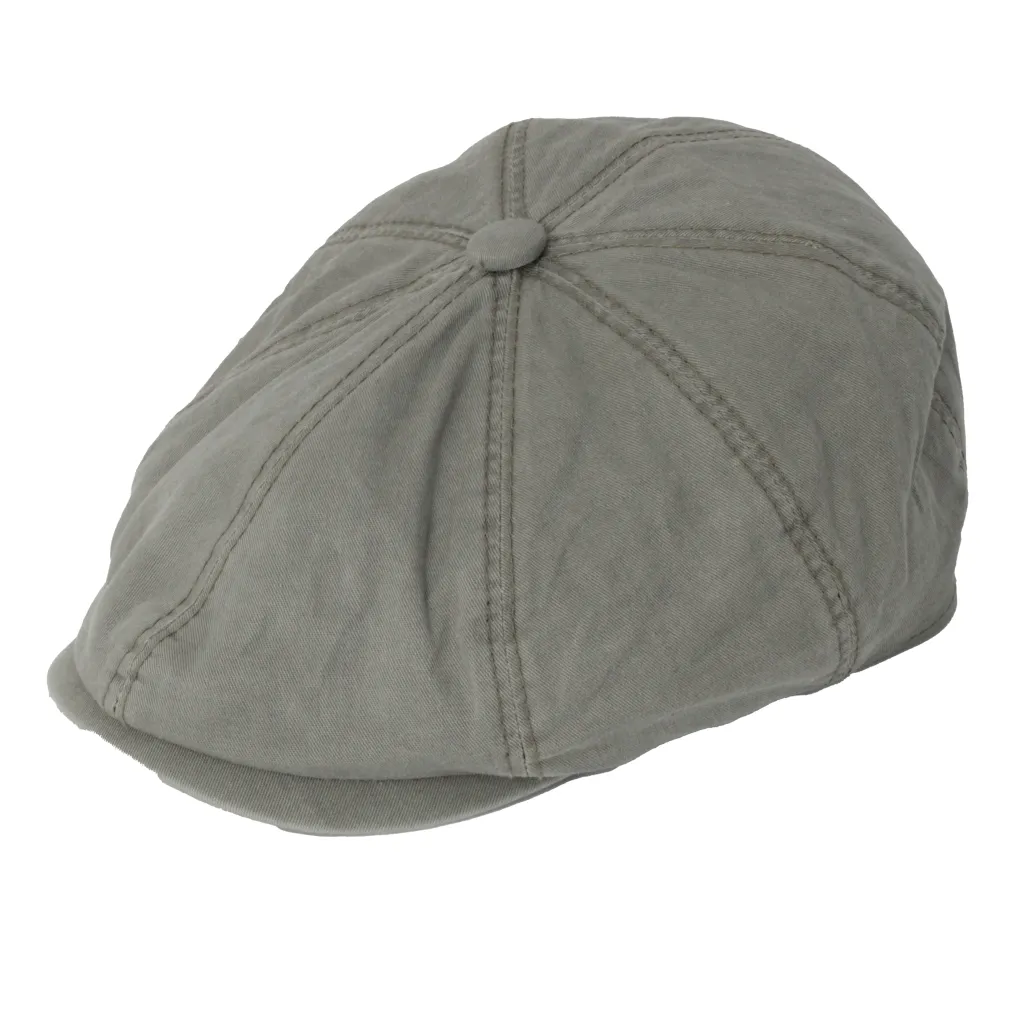Peaky Blinders Kaszkiet męski K268A szaro-zielony 100% bawełna, styl Shelby