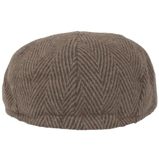 Polar Fashion Kaszkiet Męski Brązowy K273B Styl Retro Rozmiar 57–59 cm - 5