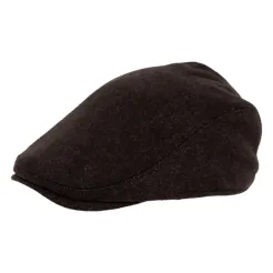 Męski Brązowy Kaszkiet Bawełniany Polar Fashion K229A