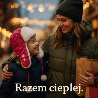 Dziewczęca czapka zimowa uszatka W149A malinowa ciepła z pomponami Polar Fashion - 4