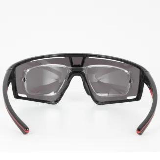 Zazdrościsz widoków? SP60031D  Czarne okulary sportowe z Wkładką Korekcyjną - 6