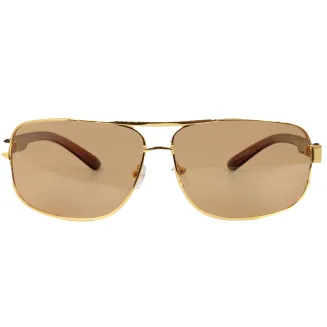 Haker HP486B Złote polaryzacyjne okulary przeciwsłoneczne - 2