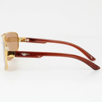 Haker HP486B Złote polaryzacyjne okulary przeciwsłoneczne - 3