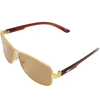Haker HP486B Złote polaryzacyjne okulary przeciwsłoneczne - 5