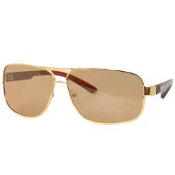 Haker HP486B Złote polaryzacyjne okulary przeciwsłoneczne