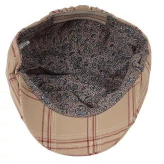 Kaszkiet męski Shelby K303D bawełniany gazeciarz krata Peaky Blinders - 6