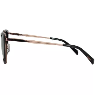 Okulary przeciwsłoneczne damskie Solano 10537A kocie oczy czarne rose gold - 3