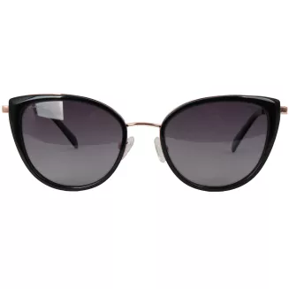 Okulary przeciwsłoneczne damskie Solano 10537A kocie oczy czarne rose gold - 4