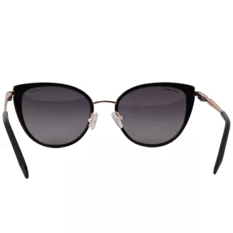 Okulary przeciwsłoneczne damskie Solano 10537A kocie oczy czarne rose gold - 5