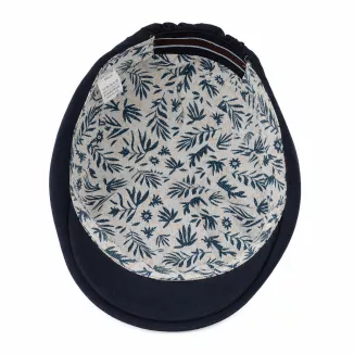 Kaszkiet Męski Bawełniany Granatowy Letni Czapka Flat Cap Ciemny Navy K311G - 8