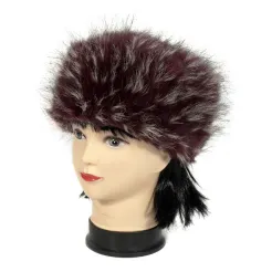W92B Red Fur Hat Children'S Winter Hat