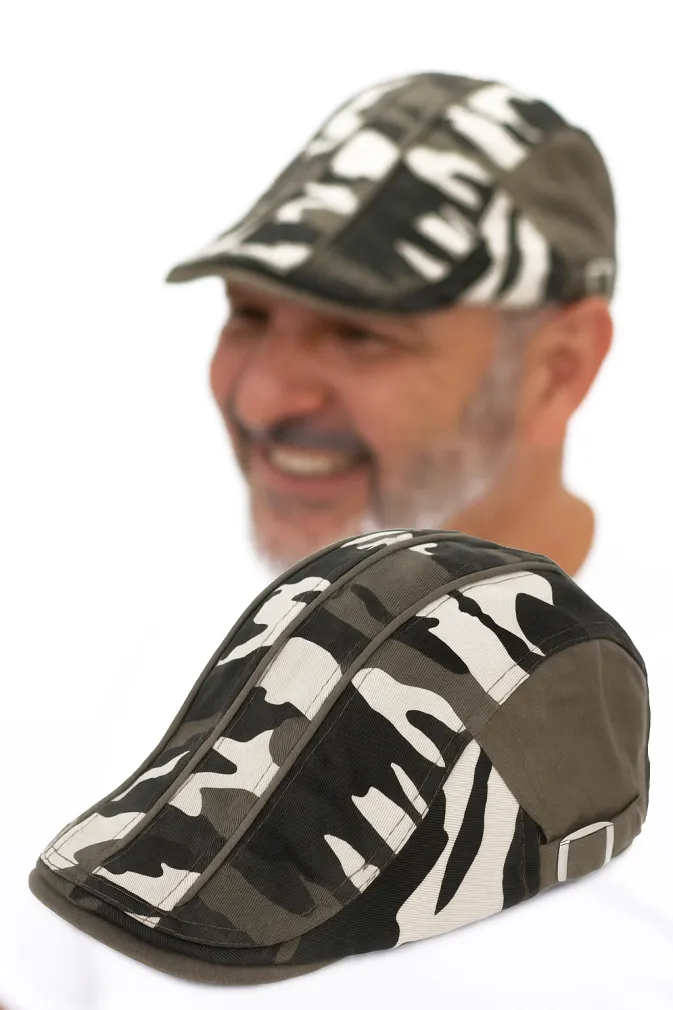 PolarFashion-Moro kaszkiet męski bawełniany letni z regulacją-K189A