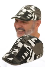 PolarFashion-Moro kaszkiet męski bawełniany letni z regulacją-K189A