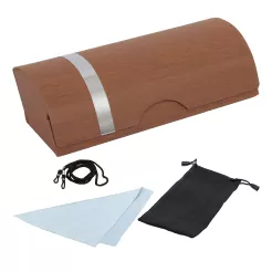 Et14B Hard Case For Glasses Plus Soft Case And Cloth With Microfiber