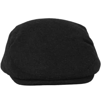 Kaszkiet Męski Grafitowy K281B Stylowy Ciepły Klasyk z Wełną Polar Fashion - 2