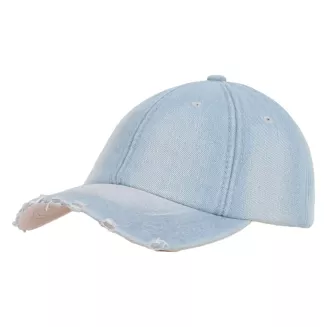 K145B Pink Cotton Baseball Cap Jeans With Fleece - 2