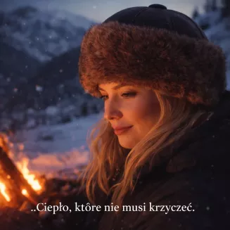 Toczek Skórzana Czapka Zimowa Unisex Ciemnobrązowa z Futrem – Polar Fashion W518S - 7