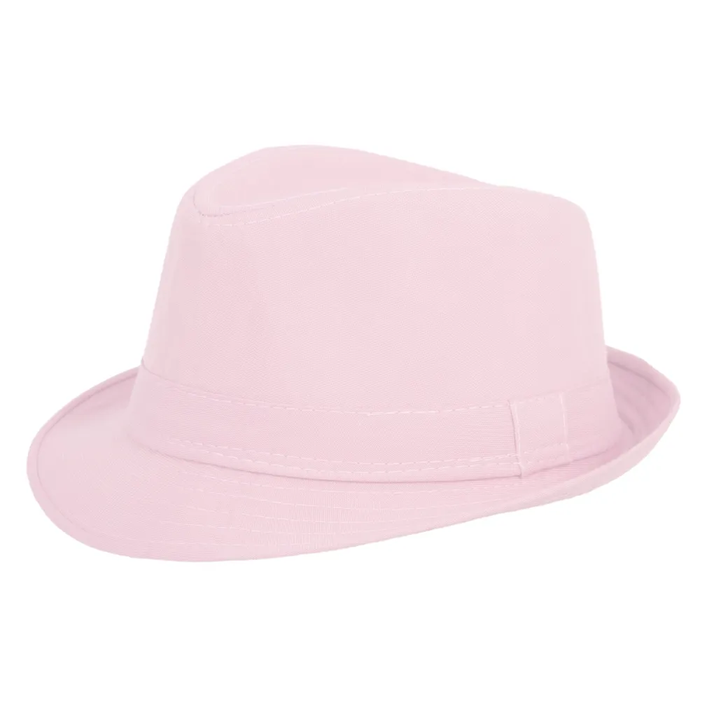 ​Kapelusz dziecięcy R203A jasnoróżowy – stylowy dodatek na lato​​ Polar Fashion