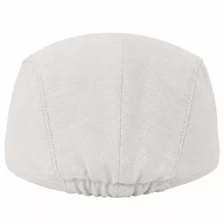 Kaszkiet letni K212D lniany beżowy ivy cap lekki i wygodny na lato stylowy - 6
