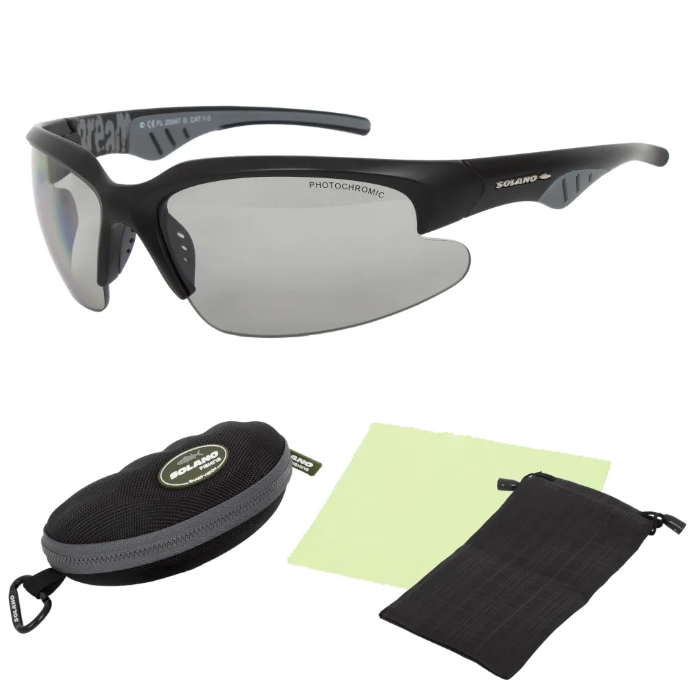 Solano FL20047G Fishing Line Polarized Sunglasses Photochromes