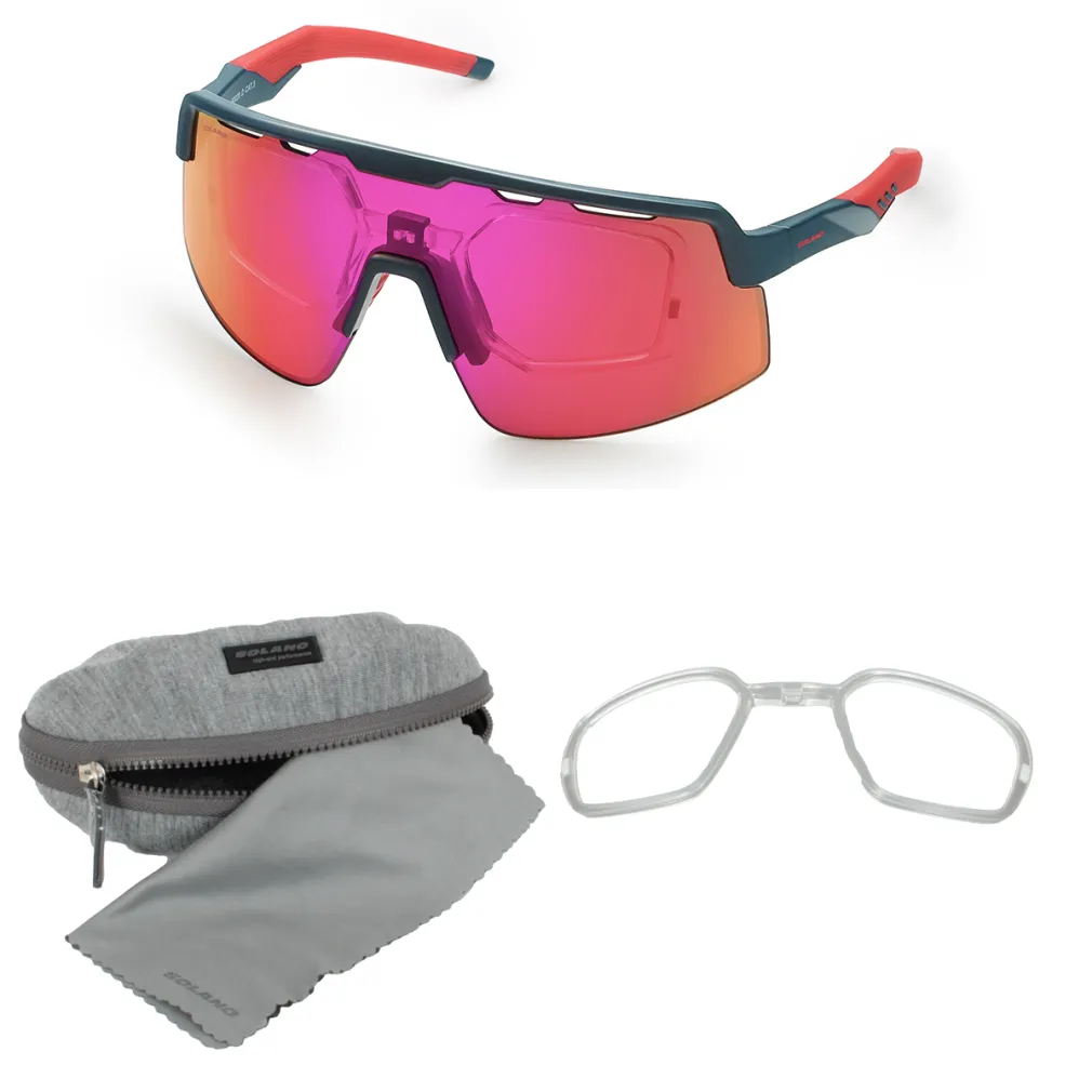 Solano SP60028D – Męskie okulary sportowe z UV400 i wkładką korekcyjną
