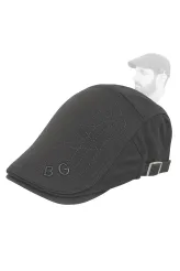Szary Kaszkiet Męski Bawełniany z Regulacją – Model K-195C | Polar Fashion