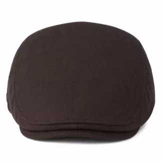 Kaszkiet brązowy lniany ivy cap lekki klasyczny wygodny styl K212G - 6
