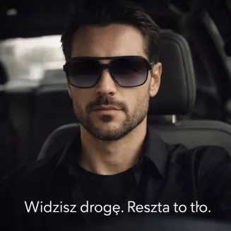 Okulary męskie Solano SS21110B polaryzacyjne szare szkła gradient - 6