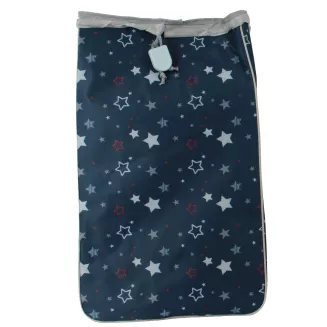Wymienna Torba do Wózka Zakupowego 35L Codura Granatowa Gwiazdki WZ10FT - 2