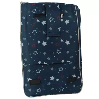 Wymienna Torba do Wózka Zakupowego 35L Codura Granatowa Gwiazdki WZ10FT - 4