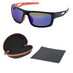 Solano Czarne Okulary przeciwsłoneczne Mirror HD Blue  z polaryzacją 20076D