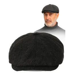 Ciepły Kaszkiet Peaky Blinders Ciemnoszary K288 Styl i Komfort Polar Fashion