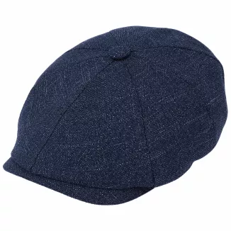 Kaszkiet Męski Granatowy Retro Gazeciarz Peaky Blinders 100% Bawełna K317D - 3