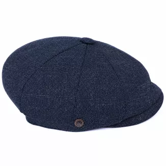 Kaszkiet Męski Granatowy Retro Gazeciarz Peaky Blinders 100% Bawełna K317D - 7