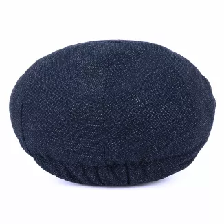 Kaszkiet Męski Granatowy Retro Gazeciarz Peaky Blinders 100% Bawełna K317D - 9