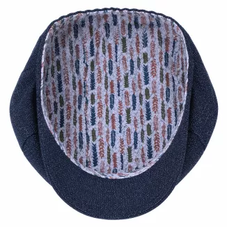 Kaszkiet Męski Granatowy Retro Gazeciarz Peaky Blinders 100% Bawełna K317D - 10