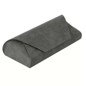Etui na Okulary Twarde Zestaw Szare Męskie Damskie Magnes Śrubokręt ET1C - 2
