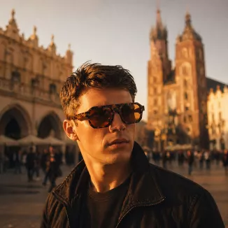 Okulary Polaryzacyjne Męskie UV400 Polar P2486C4 Panterka Brązowe Do Jazdy - 2