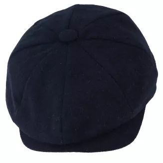Kaszkiet Męski Ocieplany Gazeciarz Granatowy Retro Peaky Blinders K283D - 6
