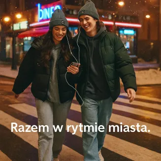 Unisex Czapka Zimowa Szara W459A Beanie z Haftem C Streetwear Polar Fashion - 6