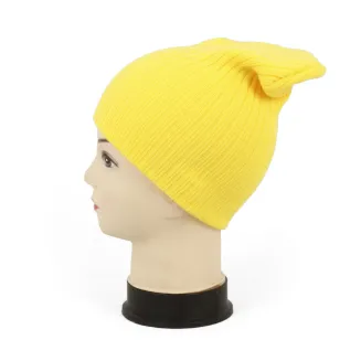 W243B Yellow Winter Hat Dwarf Smurf Striped Colorful - 4