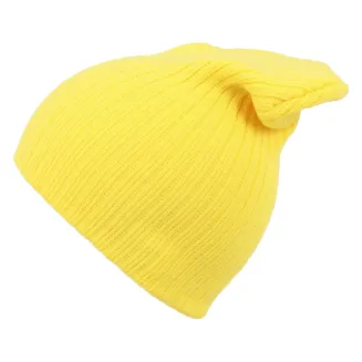 W243B Yellow Winter Hat Dwarf Smurf Striped Colorful - 2