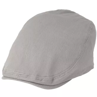Czapka z daszkiem Kaszkiet Męski Beżowy Lniany Flat Cap Letni Lekki  K309F - 2