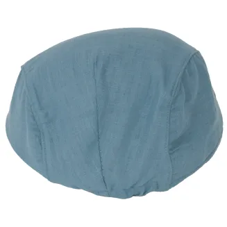 Turkusowy kaszkiet męski lniany r.57–61 – Polar Fashion K212B - 4