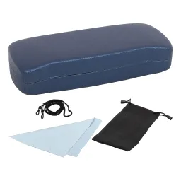 Etui twarde na okulary ET12D plus etui miękkie i mikrofibra