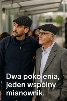 PolarFashion-Czarny prążkowany kaszkiet męski bawełniany z regulacją-K194D - 5