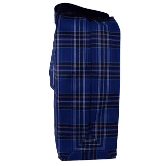 Torba Zakupowa T3B do Wózka 40L Krata Niebiesko-Czarna Polar Fashion - 3