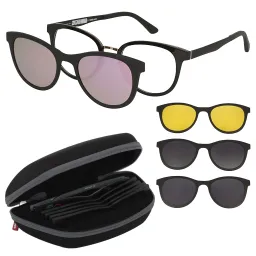 Solano CL90097 Set Oprawa korekcyjna z nakładką przeciwsłoneczną clip-on