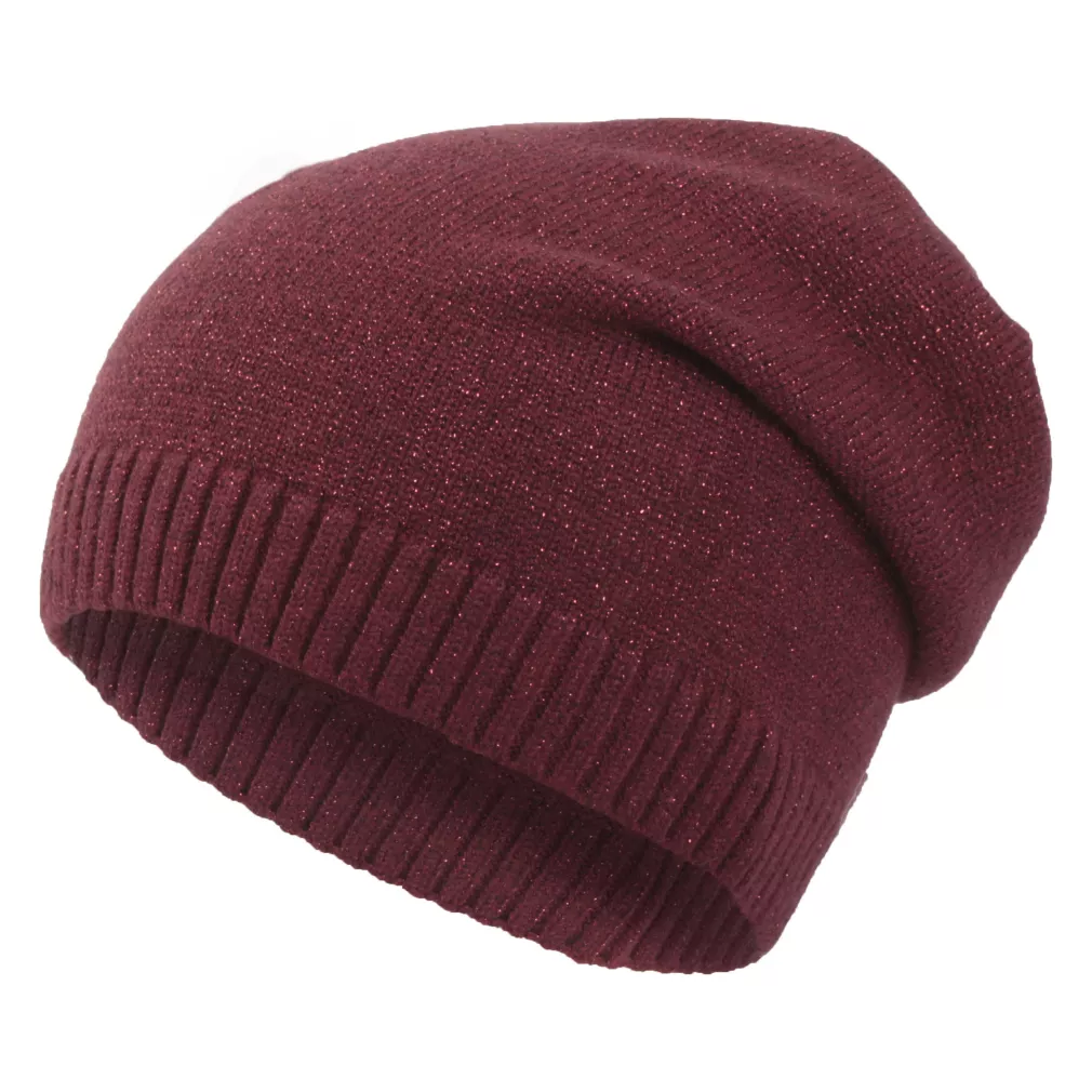 W370B Czerwona Polar Fashion czapka zimowa modna